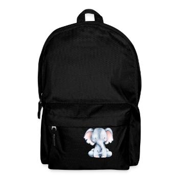 Cute little elephant - Backpack - black - Front