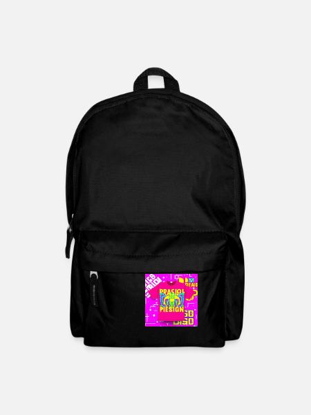 Neon T-Shirt - Backpack - black