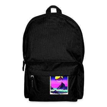 The Moon - Rucksack - Schwarz - Vorne
