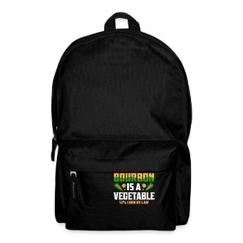 Bourbon Is A Vegetable 51% Corn By Law Whiskey Dri - Rucksack - Schwarz - Vorne