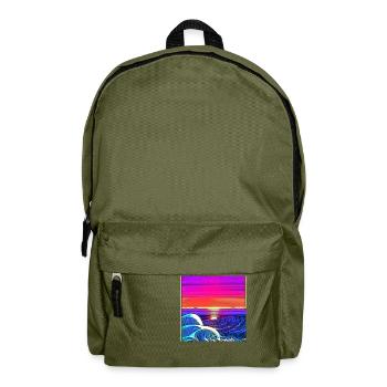 The Waves - Rucksack - Olivgrün - Vorne