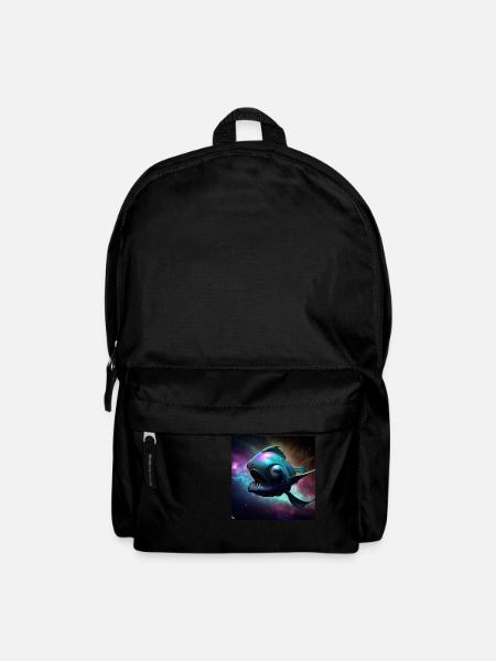 Spacefishartwork by Bruederchen - Rucksack - Schwarz
