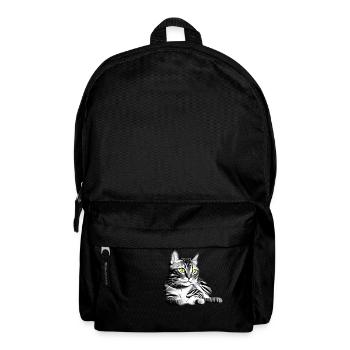 Bengal cat cat owner kitten Bengal kitten - Backpack - black - Front