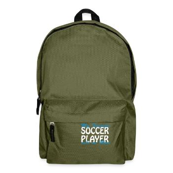 Fußball Soccer - Rucksack - Olivgrün - Vorne