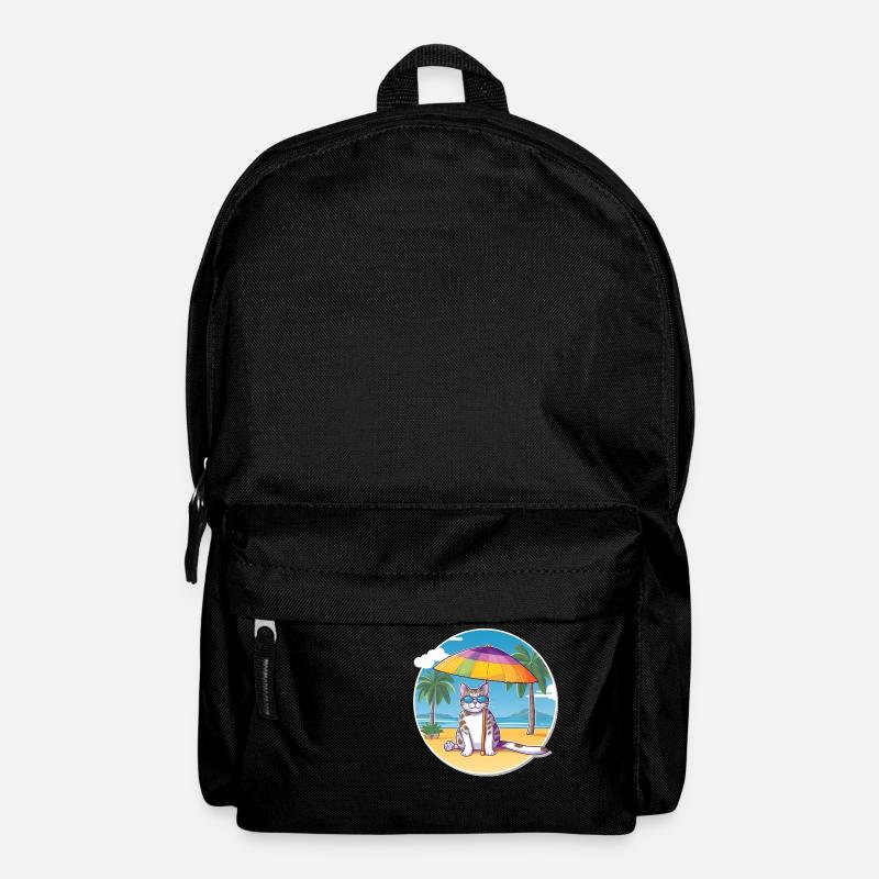Beach cat - Backpack - black