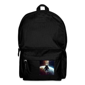 Astronaut in space Space Bubbles near ISS - Backpack - black - Front