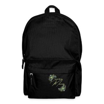 Team de la mariée floral - Sac à dos - noir - Devant