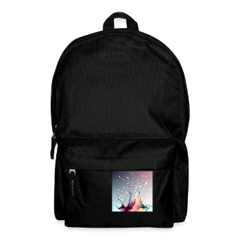Splash art - Sac à dos - noir - Devant