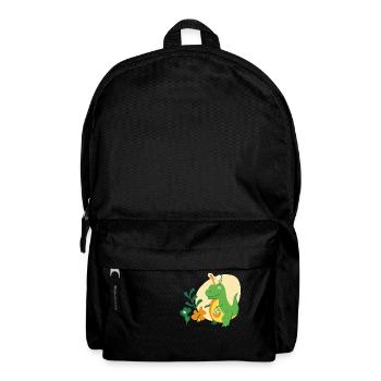 Osterhasen T-Rex - Rucksack - Schwarz - Vorne