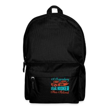 A Legendary Legal Has Retired Tow Truck Driver - Backpack - black - Front