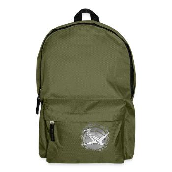 Flugzeug - Rucksack - Olivgrün - Vorne