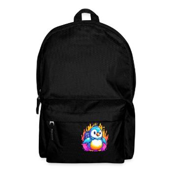 Pingouin en mouvement - Sac à dos - noir - Devant