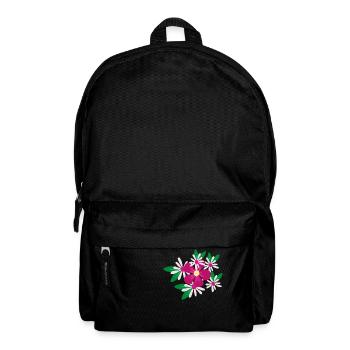 Flower Blume Pflanze - Rucksack - Schwarz - Vorne