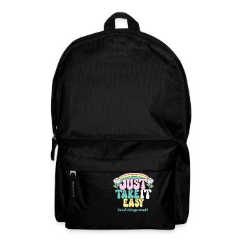 Allez-y doucement - Sac à dos - noir - Devant