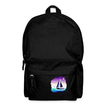 Segelschiff Segeln Segelboot Segelsport Segler - Rucksack - Schwarz - Vorne