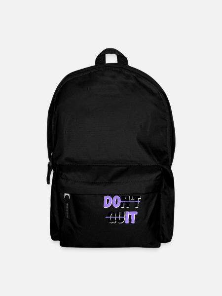 Gib nicht auf! / Tu es - Rucksack - Schwarz