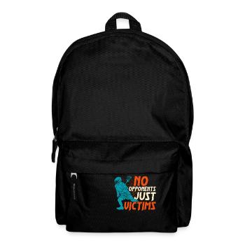 No Opponents Just Victims Lacrosse Player Ball - Backpack - black - Front