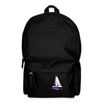 Segelschiff Segeln Segelboot Segelsport Segler - Rucksack - Schwarz - Vorne