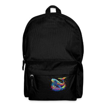 Neon - Whale - Floating in Space - neg - Rucksack - Schwarz - Vorne