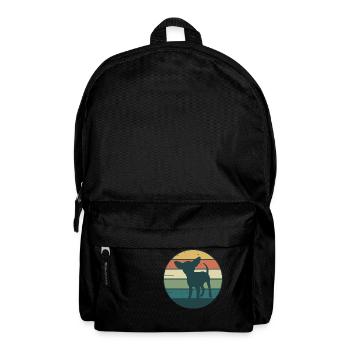 Hund Dog - Rucksack - Schwarz - Vorne