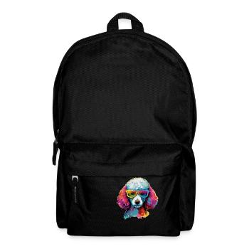 Lulu le caniche - Sac à dos - noir - Devant