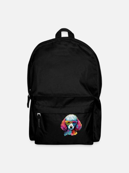 Lulu der Pudel - Rucksack - Schwarz