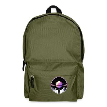 Surreale Weltraum-Odyssee - Rucksack - Olivgrün - Vorne