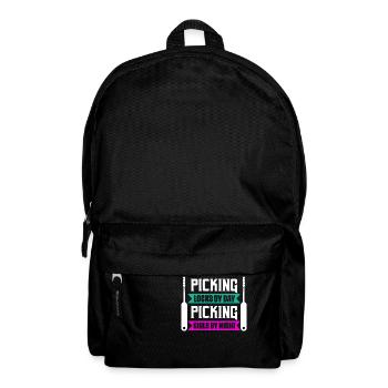 Picking Locks By Day Picking Girls By Night Lockpi - Rucksack - Schwarz - Vorne