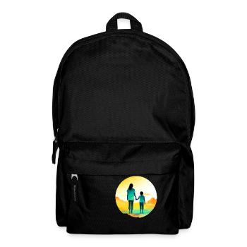 Mom and her boy - Backpack - black - Front