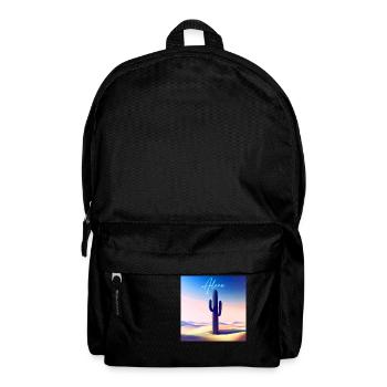 Alone cactus - Backpack - black - Front