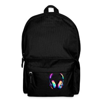 Headphones Musicians Gamers Singers Listen to music Singing - Backpack - black - Front