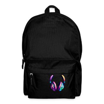 Headphones Gamer Singer Listen to music Singing Musicians - Backpack - black - Front