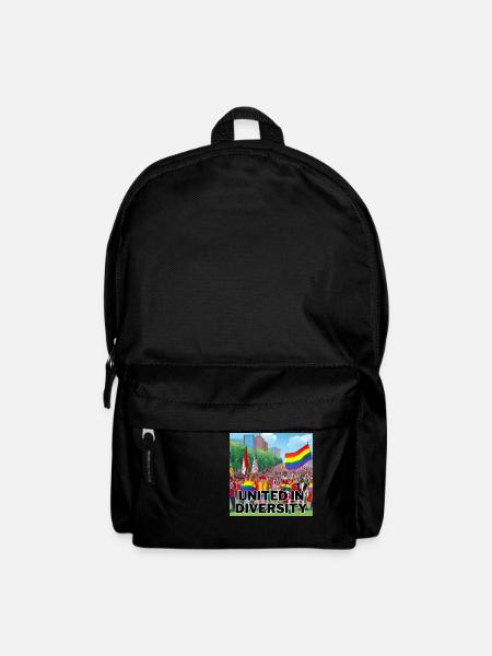 United in Diversity - Rucksack - Schwarz