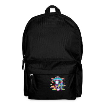 Vache psychodélique extraterrestre - Sac à dos - noir - Devant