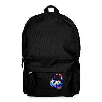 Headphones Singer Listen to music Gamer Singing Musicians - Backpack - black - Front