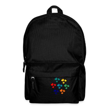 SCHÖNEN MUTTERTAG. MAMA. MUTTERTAG. HERZ - Rucksack - Schwarz - Vorne