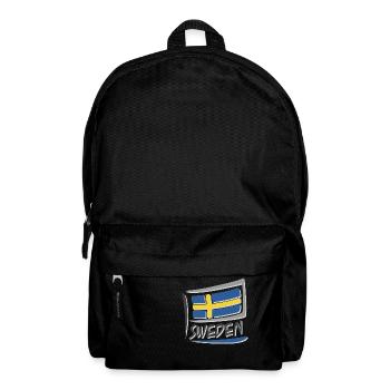 Drapeau de la Suède - Sac à dos - noir - Devant