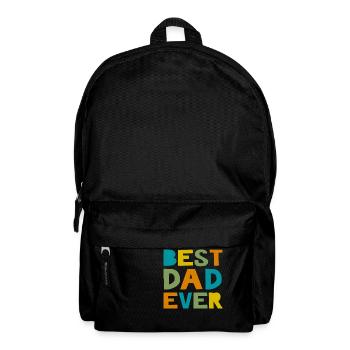 Meilleur père de tous les temps - Sac à dos - noir - Devant