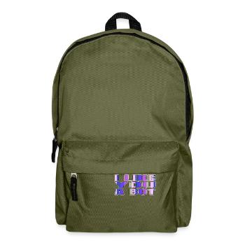 Automatisation FRC cool robots ordinateur idée présente - Sac à dos - vert olive - Devant