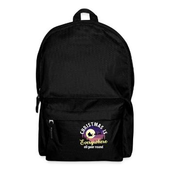 Noël est partout toute l’année. - Sac à dos - noir - Devant