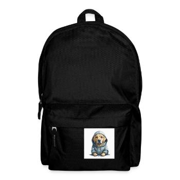 Labrador Retriever Portrait - Rucksack - Schwarz - Vorne
