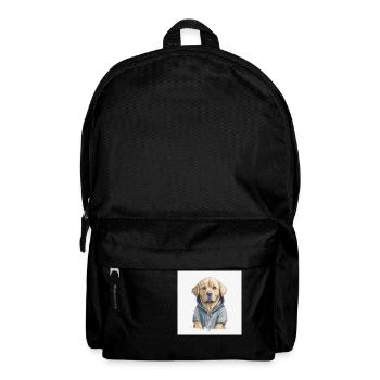 Labrador Retriever Portrait - Rucksack - Schwarz - Vorne