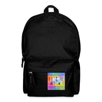 Anime colorful - Backpack - black - Front
