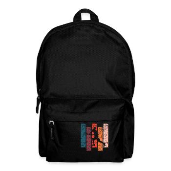Tennis gift Vintage - Backpack - black - Front