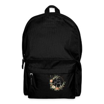 Team Bride Blumenkranz - Rucksack - Schwarz - Vorne