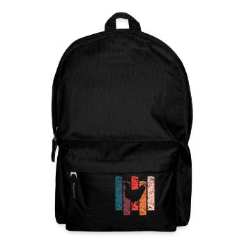 Vintage gift hen - Backpack - black - Front