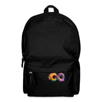Unendlichkeitszeichen you and me infinity sign - Rucksack - Schwarz - Vorne