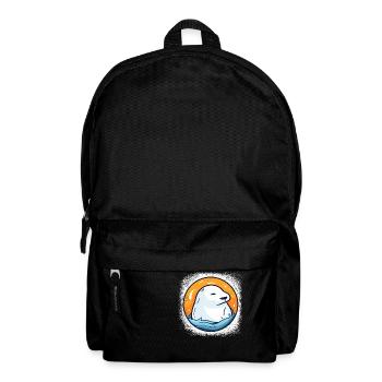 Bday Funny Animals Humor Baby Seal Seal (Animal) - Backpack - black - Front