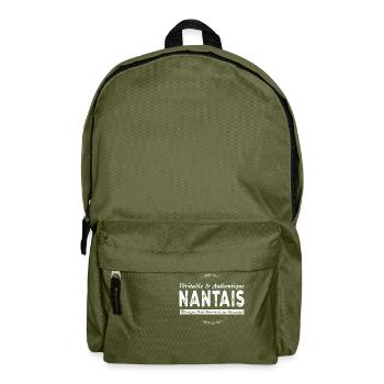 Véritable et authentique Nantais - Sac à dos - vert olive - Devant