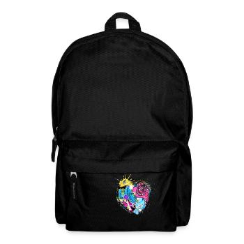 Graffiti style Splash hip hop colors painter color - Backpack - black - Front